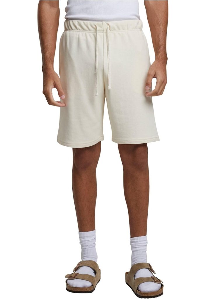 Pantaloni scurti din amestec de bumbac cu snur-BARBATI/IMBRACAMINTE/Pantaloni si colanti-IMBRACAMINTE/Pantaloni si colanti