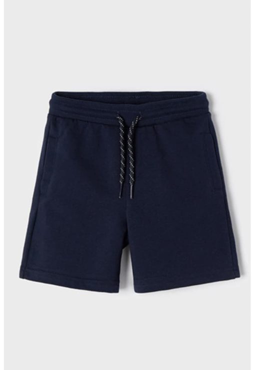 Pantaloni scurti din amestec de bumbac cu snururi-FETE/IMBRACAMINTE/Sorturi-IMBRACAMINTE/Sorturi