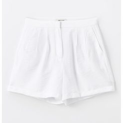 Pantaloni scurti uni cu buzunare oblice-FEMEI/IMBRACAMINTE/Pantaloni si colanti-IMBRACAMINTE/Pantaloni si colanti