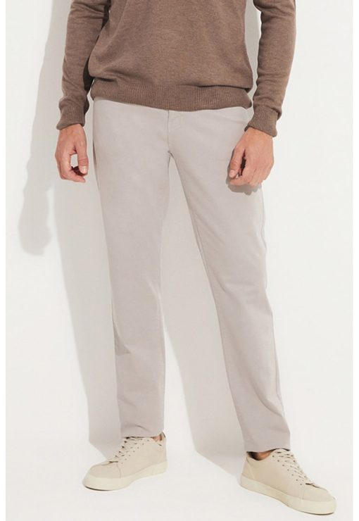 Pantaloni slim fit din amestec de bumbac-BARBATI/IMBRACAMINTE/Pantaloni si colanti-IMBRACAMINTE/Pantaloni si colanti