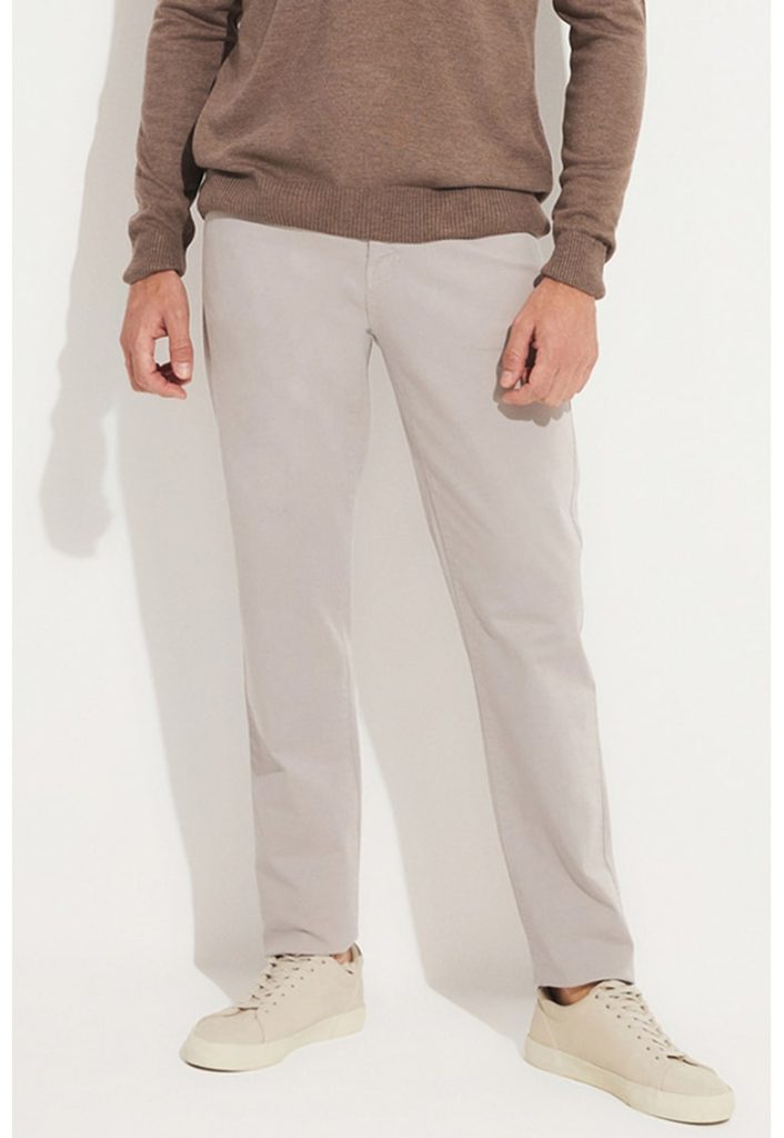 Pantaloni slim fit din amestec de bumbac-BARBATI/IMBRACAMINTE/Pantaloni si colanti-IMBRACAMINTE/Pantaloni si colanti