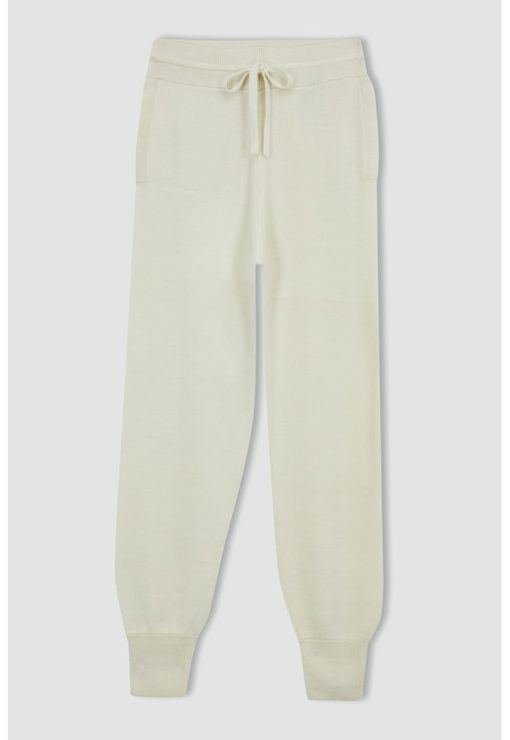 Pantaloni sport cu talieinalta si buzunare laterale-FEMEI/IMBRACAMINTE/Pantaloni si colanti-IMBRACAMINTE/Pantaloni si colanti