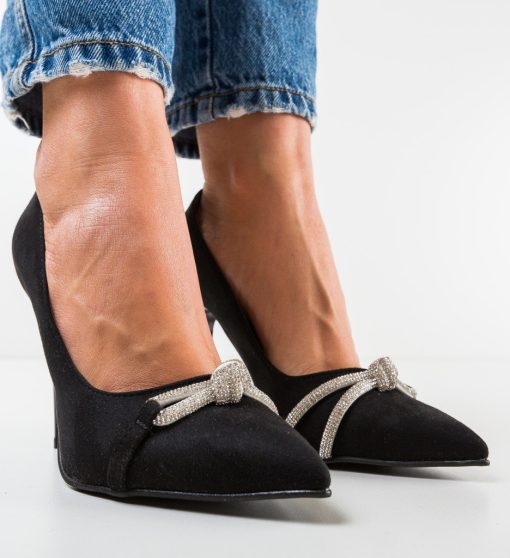 Pantofi Airline Negri-Pantofi cu toc-Pantofi cu toc