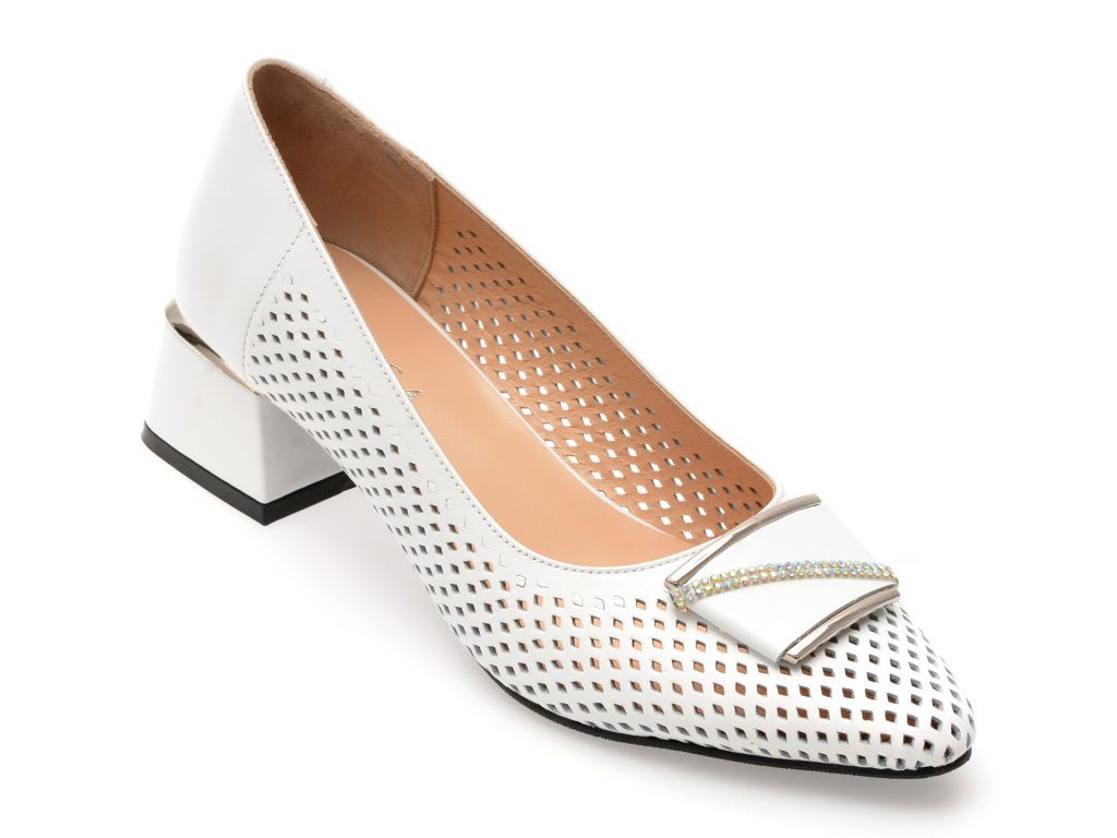 Pantofi EPICA albi