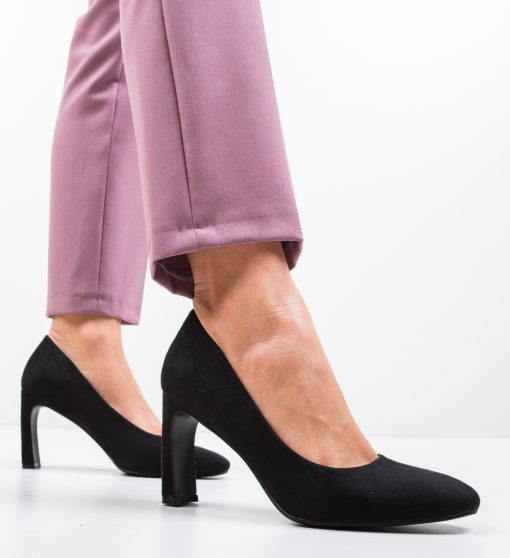 Pantofi Jolo Negri-Pantofi cu toc-Pantofi cu toc