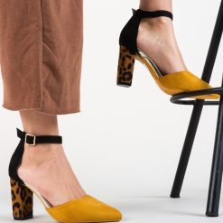Pantofi Kory Galbeni 3