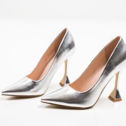 Pantofi Lena Argintii 5