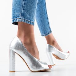 Pantofi Mervin Argintii 2