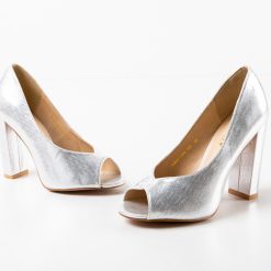 Pantofi Mervin Argintii 5