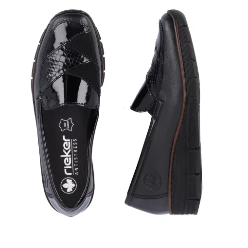 Pantofi Rieker 53785-00 negru-Pantofi-Pantofi
