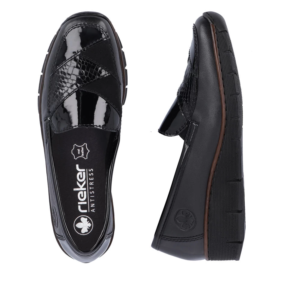 Pantofi Rieker 53785-00 negru-Pantofi-Pantofi