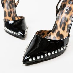 Pantofi cu toc Alberta Negri 5