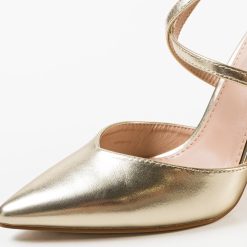 Pantofi cu toc Arpat Aurii 7