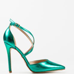 Pantofi cu toc Arpat Verzi 3