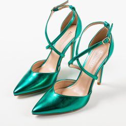 Pantofi cu toc Arpat Verzi 4