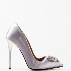 Pantofi cu toc Deltafor Gri 2