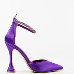 Pantofi cu toc Ellya Mov 4