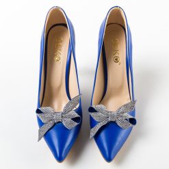 Pantofi cu toc Fanse Albastri 6