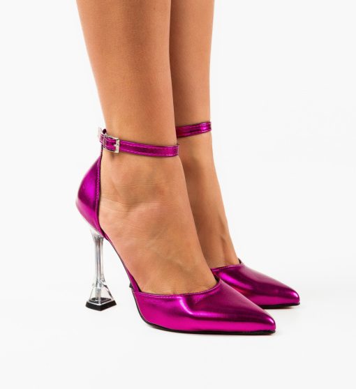Pantofi cu toc Kane Fuchsia-Pantofi cu toc-Pantofi cu toc