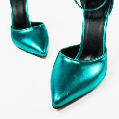 Pantofi cu toc Kane Verzi 3