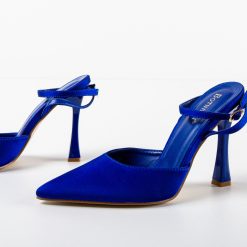 Pantofi cu toc Lizor Albastri 4