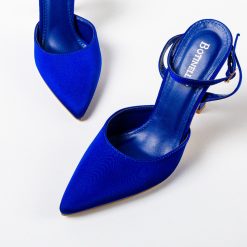 Pantofi cu toc Lizor Albastri 5
