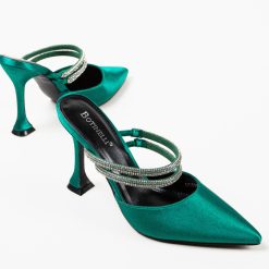 Pantofi cu toc Manyla Verzi 5