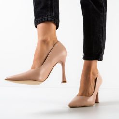 Pantofi cu toc Pakun Bej 2