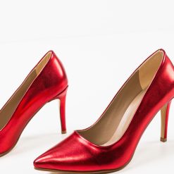 Pantofi cu toc Weps Rosii 2 7