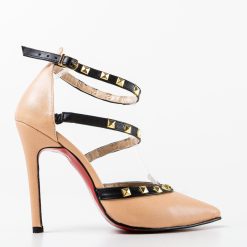 Pantofi dama Alentyna Bej 3