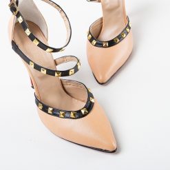 Pantofi dama Alentyna Bej 5