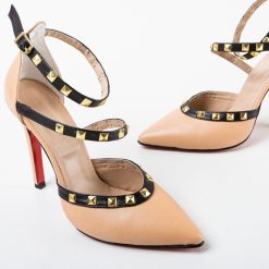 Pantofi dama Alentyna Bej 6