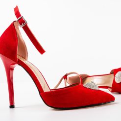 Pantofi dama Arahan Rosii 4