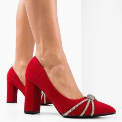 Pantofi dama Baylor Rosii 2