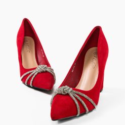 Pantofi dama Baylor Rosii 4