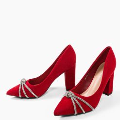 Pantofi dama Baylor Rosii 5