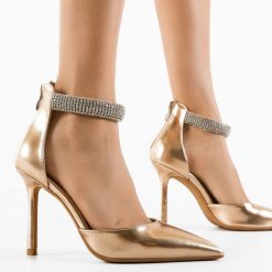 Pantofi dama Cass Aurii 2