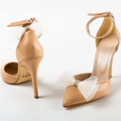 Pantofi dama Dumdum Bej 5