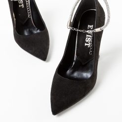 Pantofi dama Hervac Negri 4