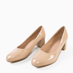 Pantofi dama Hess Bej 4