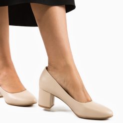 Pantofi dama Izaak Bej 2