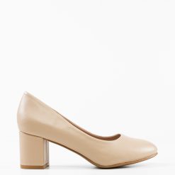 Pantofi dama Izaak Bej 3