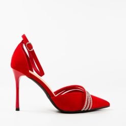 Pantofi dama Jagger Rosii 2