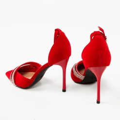 Pantofi dama Jagger Rosii 5