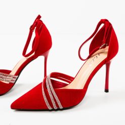 Pantofi dama Jagger Rosii 6