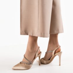 Pantofi dama Khan Bej 3