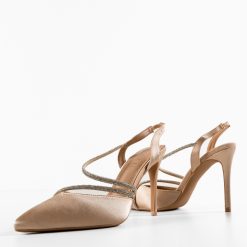 Pantofi dama Khan Bej 4