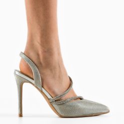 Pantofi dama Lemartes Argintii 4