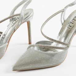 Pantofi dama Lemartes Argintii 6