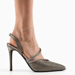 Pantofi dama Lemartes Gri 4